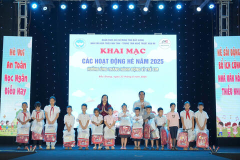 Khai mạc các hoạt động hè, hưởng ứng Tháng hành động vì trẻ em năm 2025