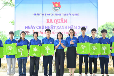 100% cơ sở đoàn đồng loạt ra quân hưởng ứng Ngày chủ nhật xanh toàn quốc lần thứ II  năm 2025